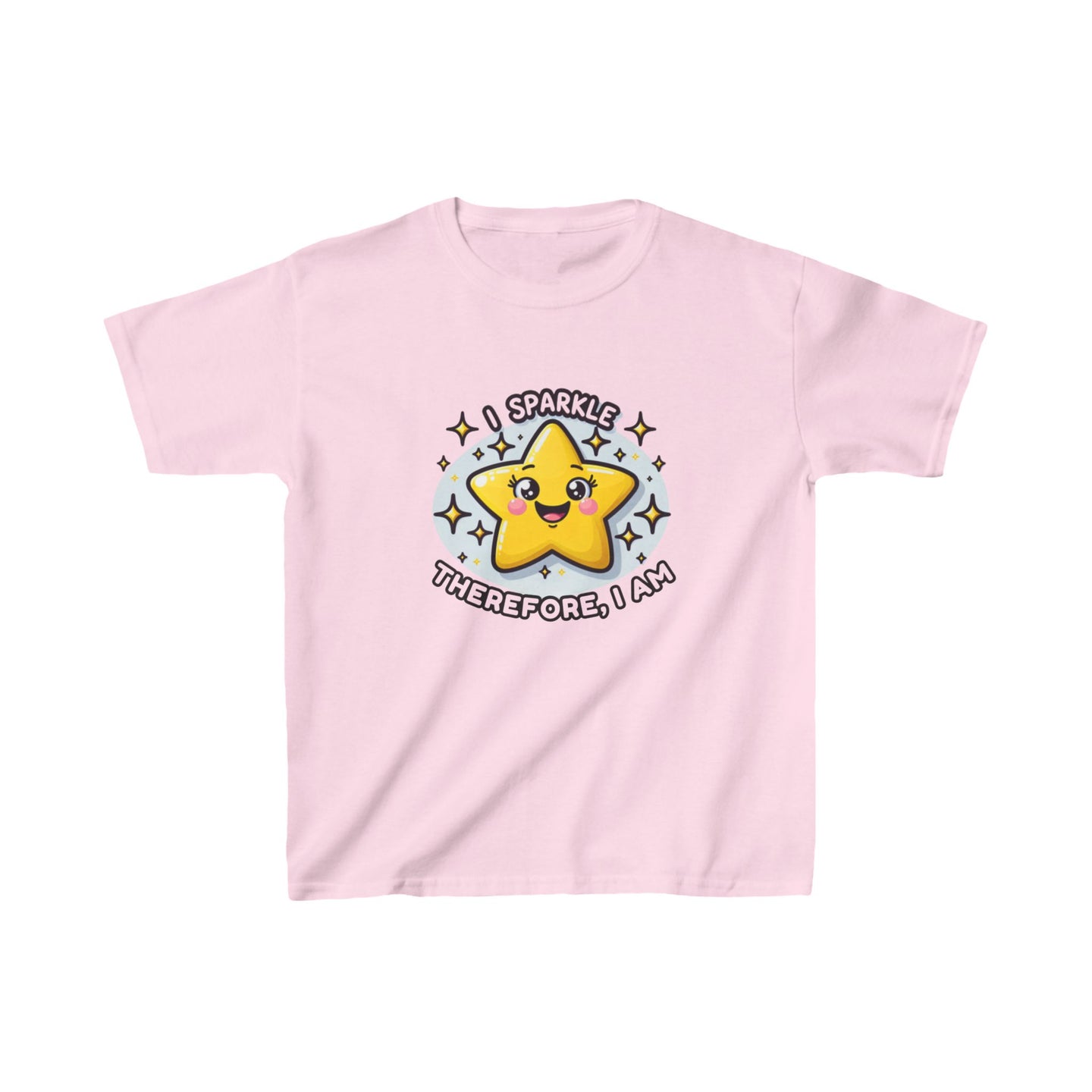 Kids Tee - I Sparkle, Star Design